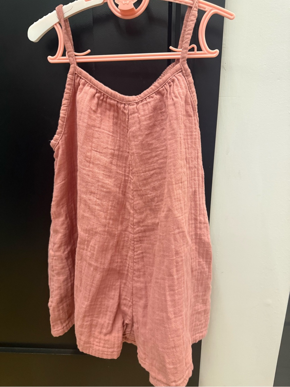Lightweight Pink Cotton  Romper